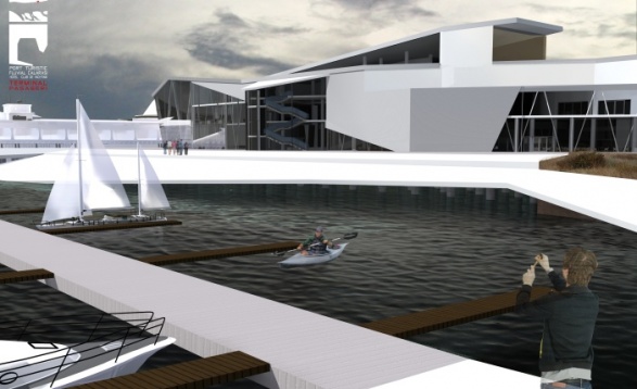 Emilia Pavel // Port turistic fluvial - Terminal pasageri