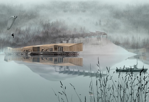 Andreea Irimia // Platformă de cercetare biologică pe Lacul Bicaz