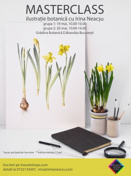 IRINA NEACȘU // MASTERCLASS DE ILUSTRAȚIE BOTANICĂ 