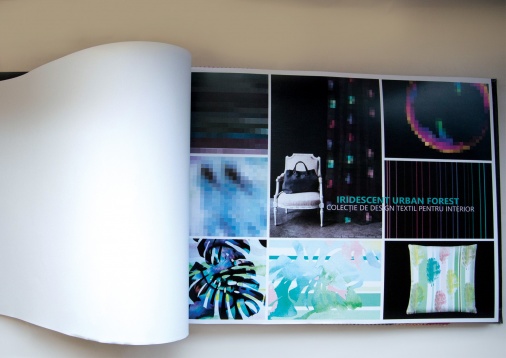 RUXANDRA CHIVU // IRIDISCENT URBAN FOREST, INSTALAȚIE ARTISTICĂ - PREZENTARE COLECȚIE DESIGN TEXTIL PENTRU DECOR DE INTERIOR