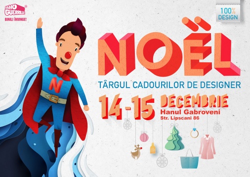 NOËL 11 la Hanul Gabroveni: târgul cu #NasPentruCadouri. De designer!