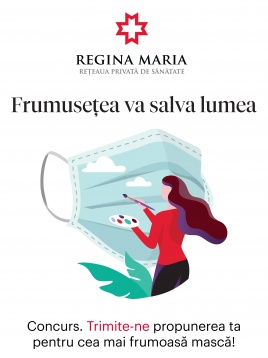 Regina Maria caută cel mai creativ design de măști!