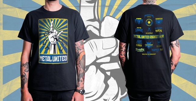  Membrii Alianței Festivalurilor Europene de Metal lansează tricoul caritabil „METAL UNITED”