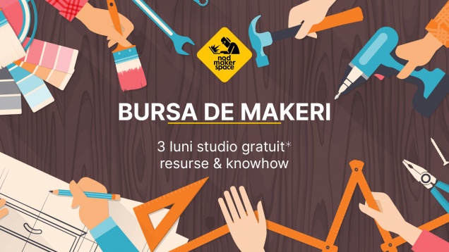 Nod Makerspace oferă un studio gratuit startup-urilor din domeniul designului, artelor, tâmplăriei și alte domenii conexe