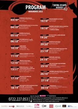Programul lunii NOIEMBRIE 2022 la Teatrul de Artă București