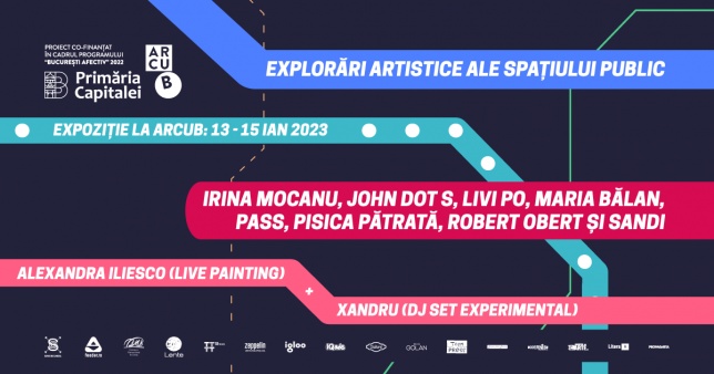 ARCUB găzduiește expoziția "Explorări artistice ale spațiului public"