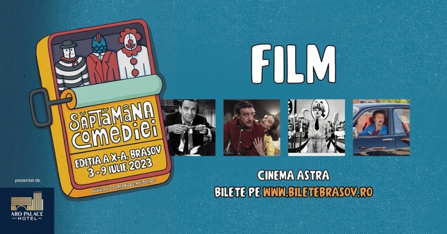 Spectacole în aer liber și filme la  “Săptămâna Comediei” Brașov, ediția a X-a