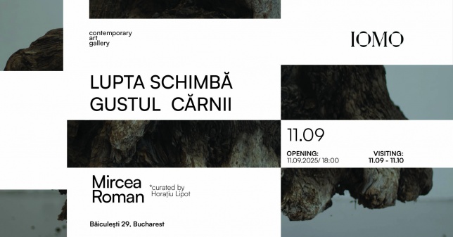 “Lupta schimbă gustul cărnii” - expoziția personală a artistului Mircea Roman la IOMO Gallery