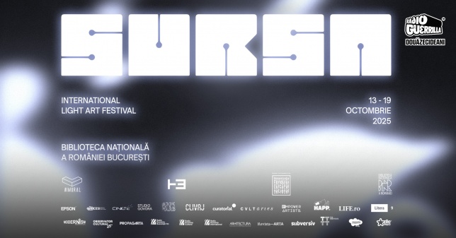 Când lumina devine manifest: SURSA International Light Art Festival, între 13 - 19 octombrie, la Biblioteca Națională a României
