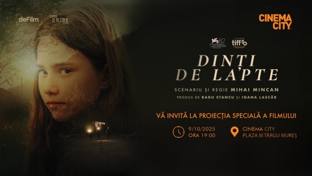 „Dinți de lapte”, o poveste tulburătoare a unei dispariții misterioase, ajunge în avanpremieră în mai multe orașe din România