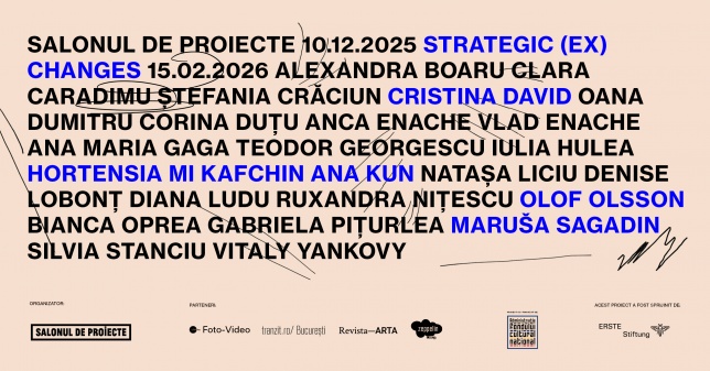 STRATEGIC (EX)CHANGES @Salonul de Proiecte