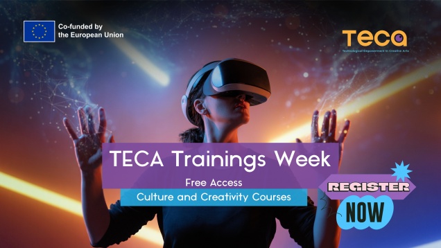 Arta întâlnește tehnologia: 9 cursuri online gratuite, finanțate de UE, pentru artiști și creatori digitali