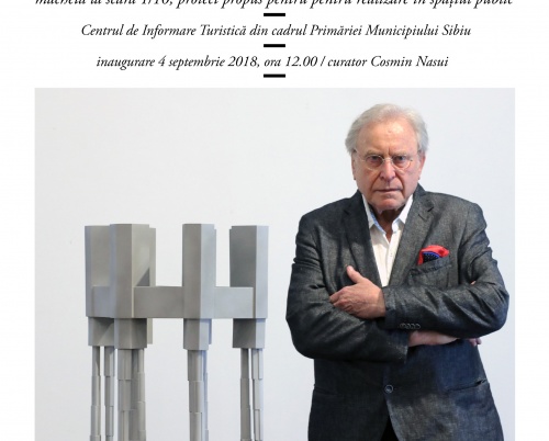 Proiect de artă contemporană monumentală publică de celebrare a personalității și moștenirii culturale a Baronului Samuel von Brukenthal propus de artistul Peter Jacobi
