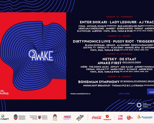 #AWAKE3 anunță programul pe zile
