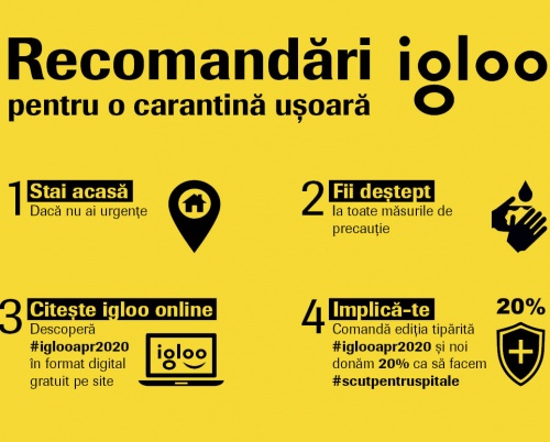 IGLOO se alătură cauzei #scutpentruspital