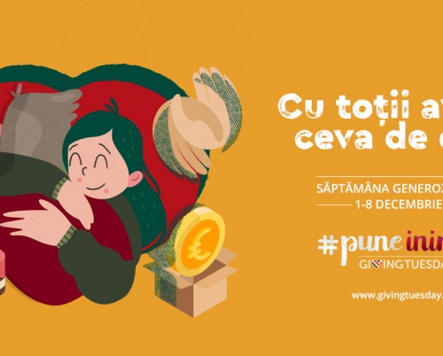 GivingTuesday România anunță Săptămâna Generozității în perioada 1-8 decembrie