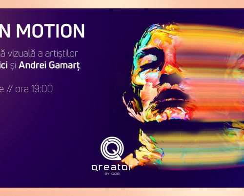 ART IN MOTION, expoziția care pune în mișcare lucrări ale artiștilor Roman Tolici și Andrei Gamarț