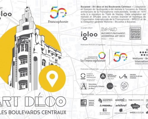   B:MAD 2.0 #francophonie - Lansarea primului traseu Art Deco din București, cu audioghid în limba franceză