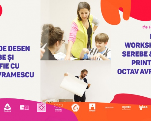 Înscrie-te la atelierul Un-hidden Romania cu Serebe (desen) și Octav Avramescu (serigrafie)