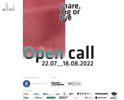 Apel deschis pentru artiști din toată lumea, în cadrul proiectului Share, Tag or Dye