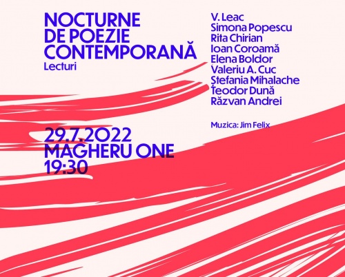 Începe cea de-a 8-a ediție a Nocturnelor de Poezie Contemporană 