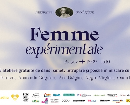 Femme expérimentale | 5 ateliere gratuite de dans, sunet, întrupare și poezie în mișcare pentru femei și adolescente 