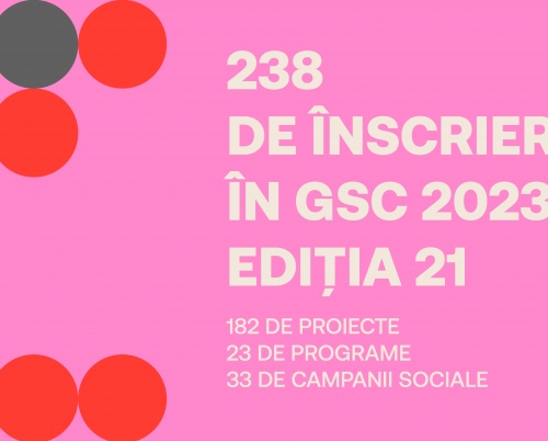 Peste 230 de înscrieri în competiția Galei Societății Civile#21 