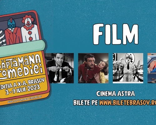 Spectacole în aer liber și filme la  “Săptămâna Comediei” Brașov, ediția a X-a