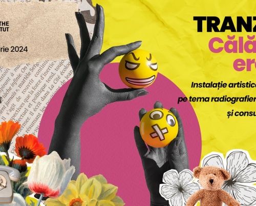 Instalația artistică participativă și comunitară, parte din proiectul TRANZIȚIE