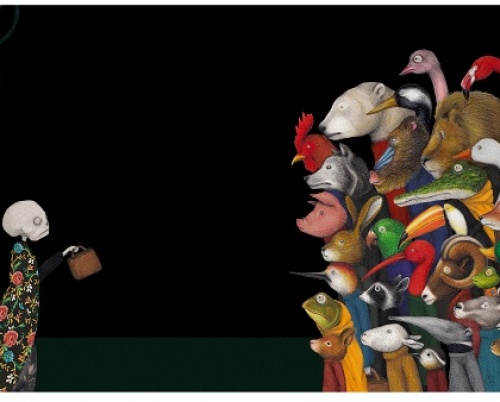 „Migranți”, expoziția cu lucrări de Issa Watanabe, una dintre cele mai renumite ilustratoare peruane, la Instituto Cervantes București 