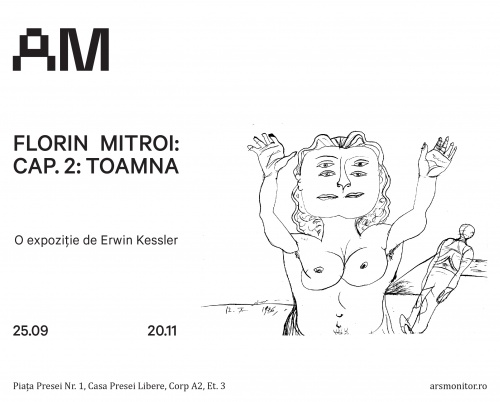 Toamna începe cu Florin Mitroi, a doua expoziție semnată de Erwin Kessler la Arsmonitor